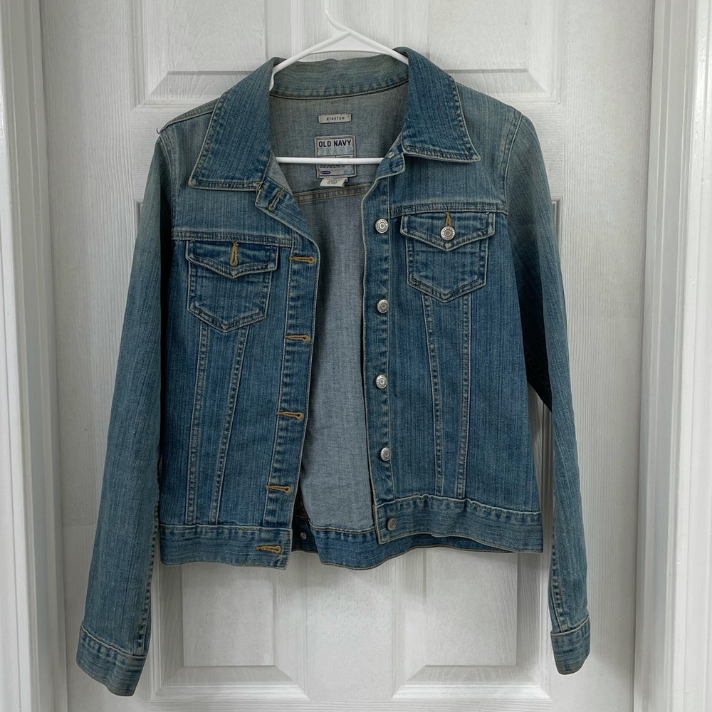 Women’s old navy jean jacket size medium